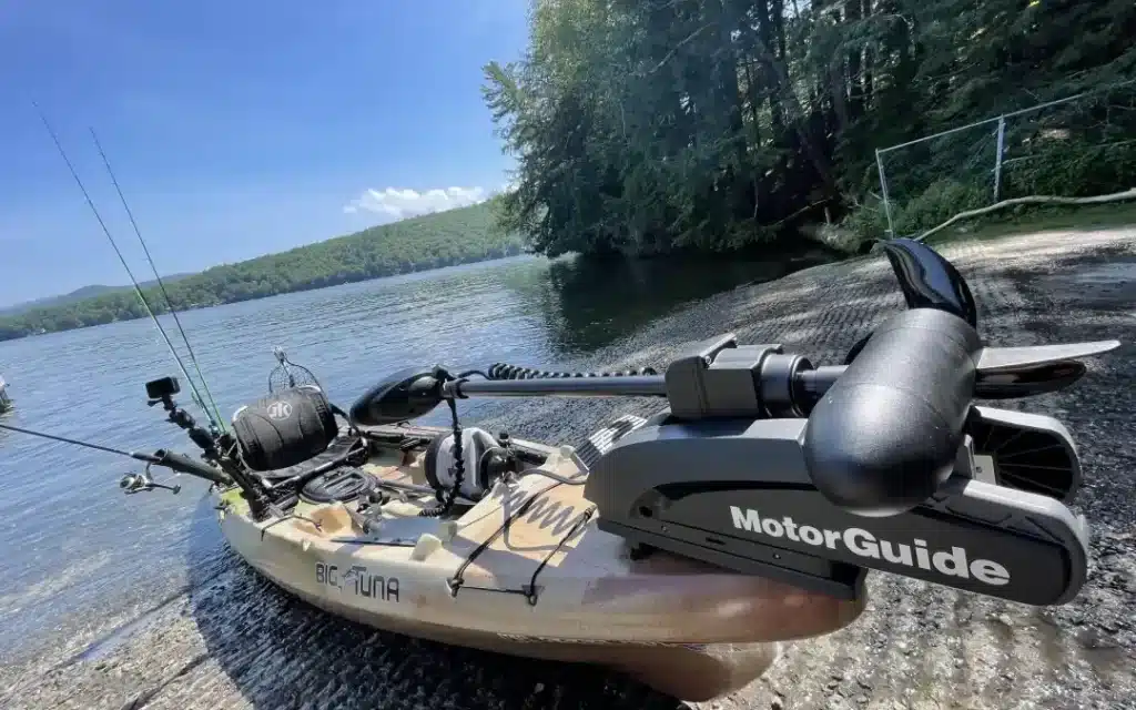 Bow Mount Trolling Motor on Kayak