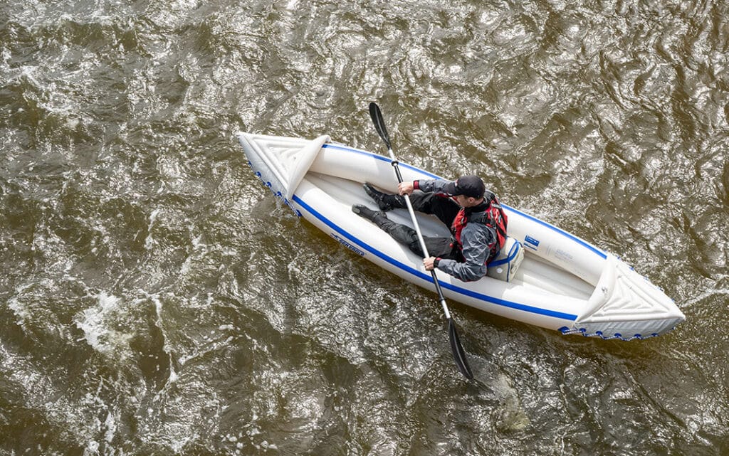 2.    Sea Eagle 370 Tandem Inflatable Kayak