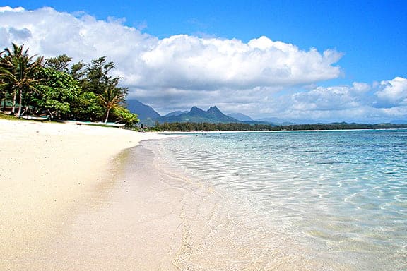 A view of the Kaneohe bay island