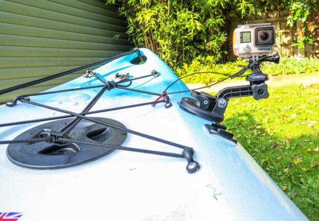 camera mount installed pn a akayak