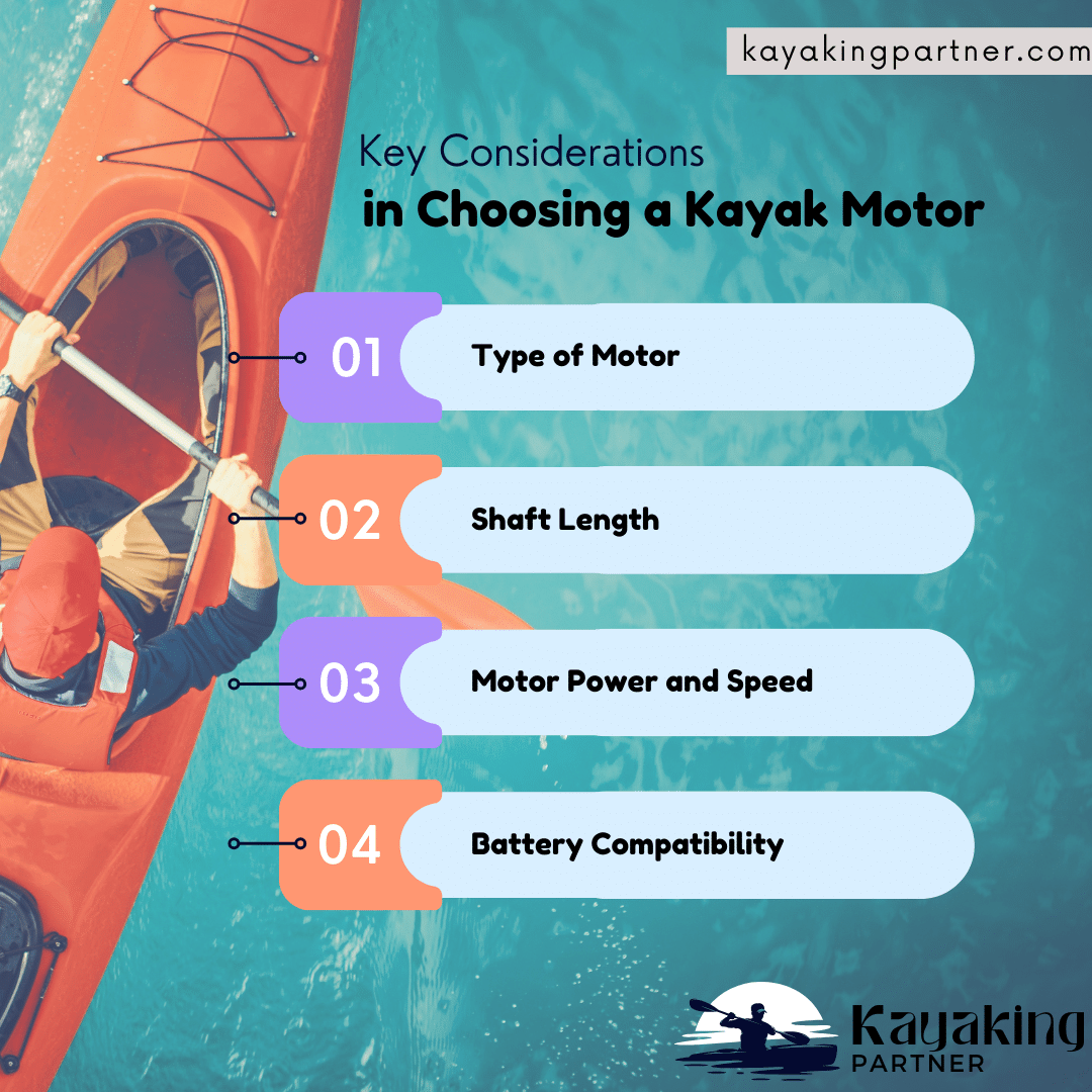 key Factors in Choosing a Kayak Motor